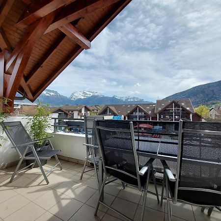 Au Coeur De St Jorioz, Spacieux Appartement Avec Terrasse Et Vue Montagne. Saint-Jorioz Buitenkant foto