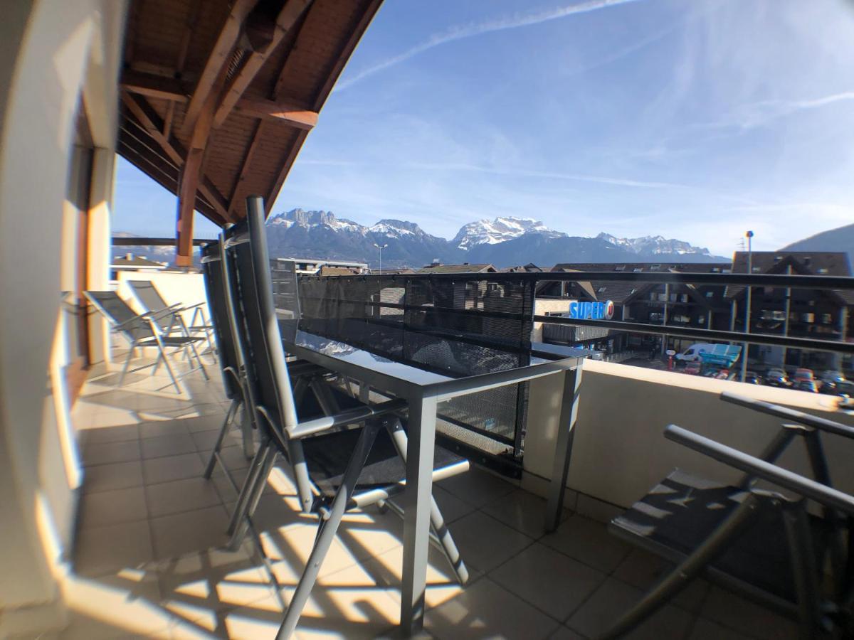 Au Coeur De St Jorioz, Spacieux Appartement Avec Terrasse Et Vue Montagne. Saint-Jorioz Buitenkant foto