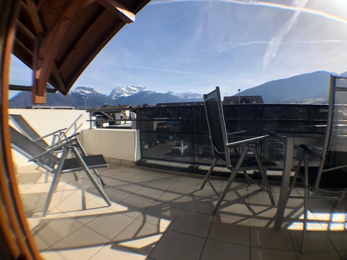 Au Coeur De St Jorioz, Spacieux Appartement Avec Terrasse Et Vue Montagne. Saint-Jorioz Buitenkant foto