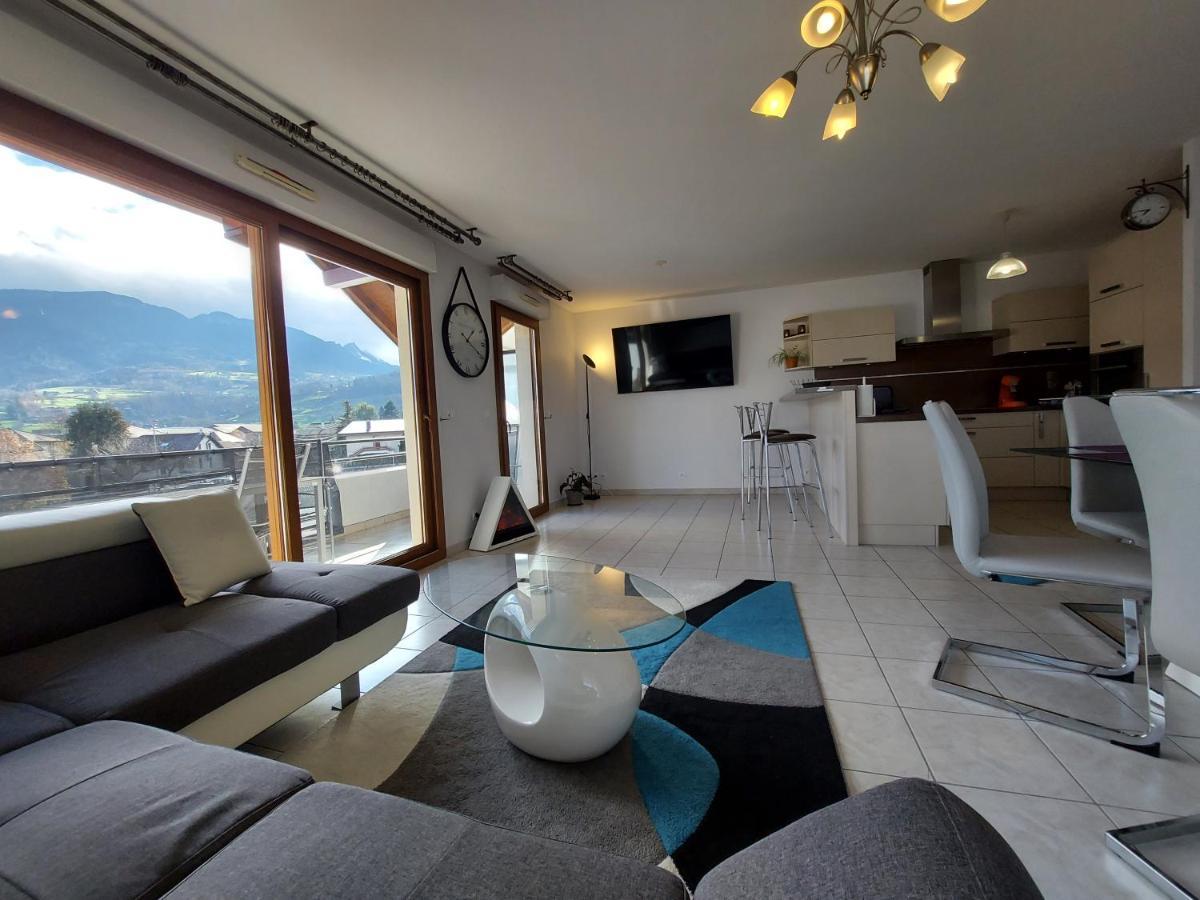 Au Coeur De St Jorioz, Spacieux Appartement Avec Terrasse Et Vue Montagne. Saint-Jorioz Buitenkant foto