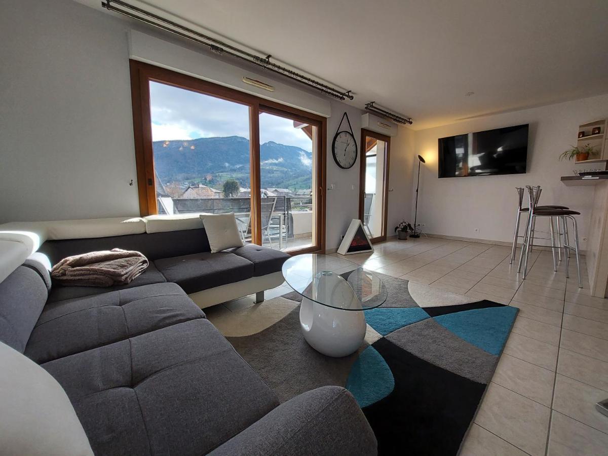 Au Coeur De St Jorioz, Spacieux Appartement Avec Terrasse Et Vue Montagne. Saint-Jorioz Buitenkant foto