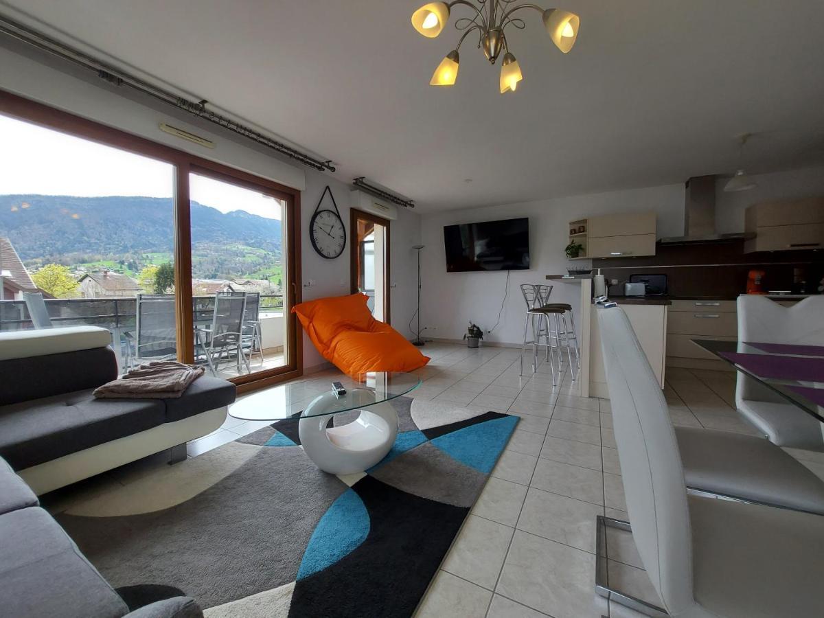 Au Coeur De St Jorioz, Spacieux Appartement Avec Terrasse Et Vue Montagne. Saint-Jorioz Buitenkant foto